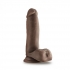 Dr. Skin Glide 7-inch Self Lubricating Dildo - Chocolate