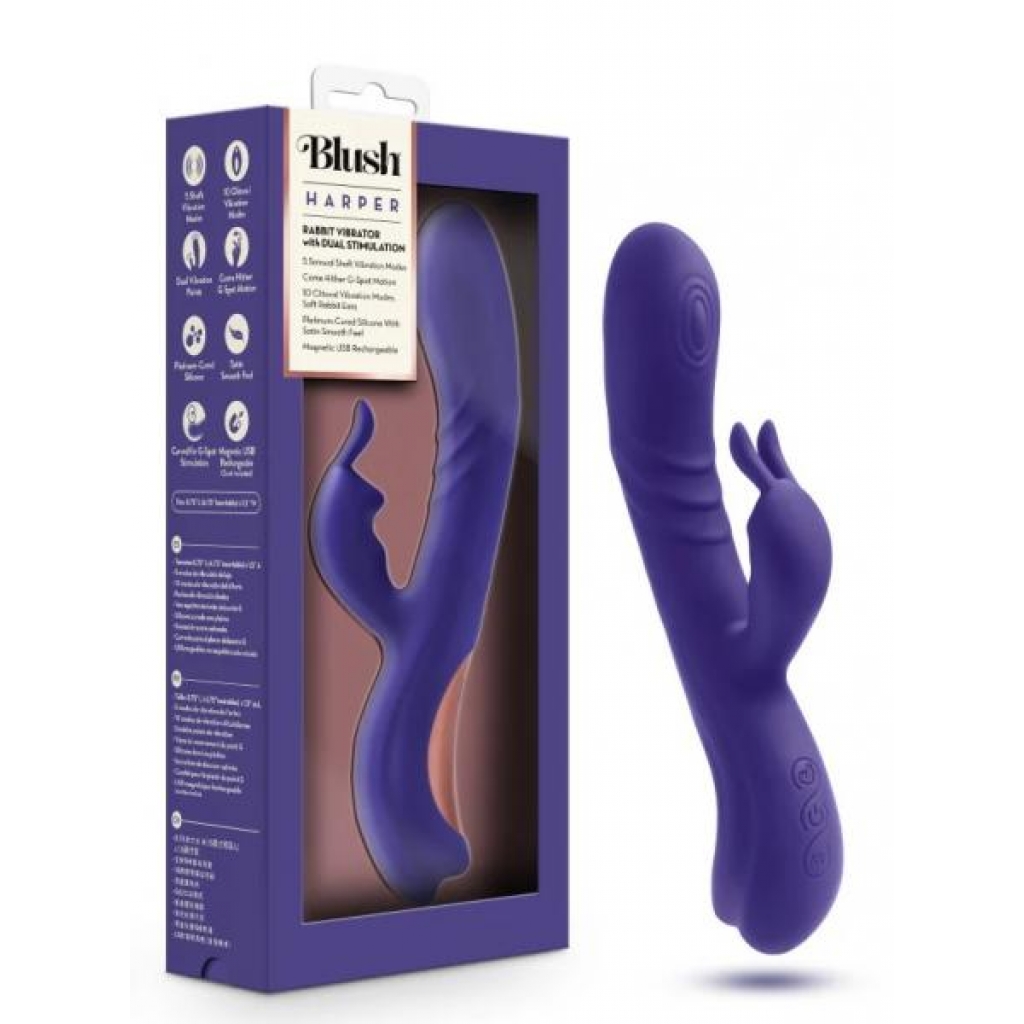 Blush Harper Midnight - Bendy Rabbit Vibrator