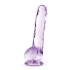 Naturally Yours 8-inch Amethyst Crystalline Dildo