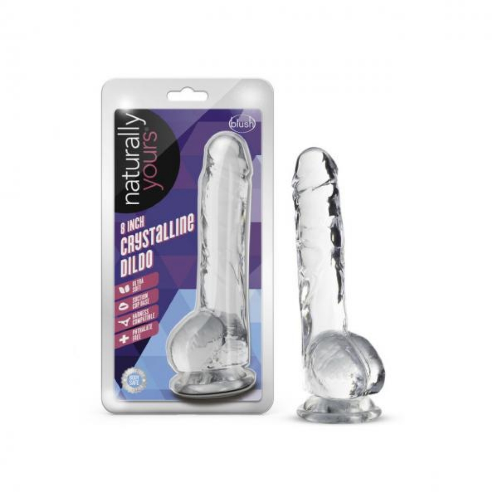 Naturally Yours 8-inch Diamond Crystalline Dildo