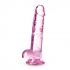 Naturally Yours 7-Inch Rose Crystalline Dildo - Lifelike Experience