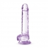 Naturally Yours 7in Amethyst Crystalline Dildo