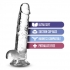 Naturally Yours Diamond Crystalline Dildo - 7 inches