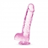 Naturally Yours 6-Inch Rose Crystalline Dildo - Realistic Pleasure Experience