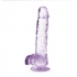 Naturally Yours 6-Inch Amethyst Crystalline Dildo - Real Feel Delight