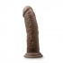 Dr. Skin Glide 8-Inch Self-Lubricating Dildo in Chocolate