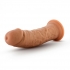 Dr. Skin Glide 8-Inch Self-Lubricating Dildo in Mocha