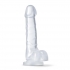 B Yours Diamond Quartz - Clear Realistic Dildo