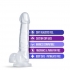 B Yours Diamond Quartz - Clear Realistic Dildo