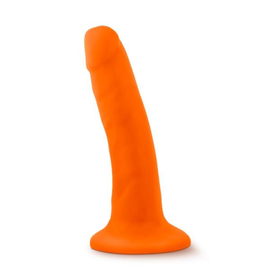 Neo Dual Density 6 Inches Cock - Neon Orange