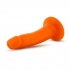 Neo Dual Density 6 Inches Cock - Neon Orange