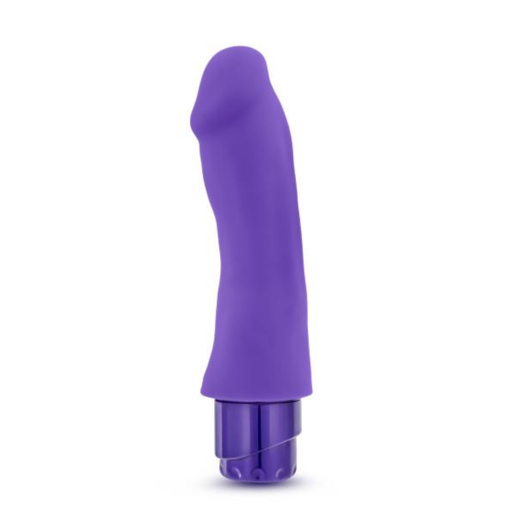 Luxe Marco Purple Realistic Vibrator - 7.75 Inches