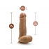 Dr. Skin Dr. Paul 7.25in Dildo with Balls - Realistic Tan