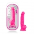 Neo 7.5 inches Dual Density Cock with Balls - Neon Pink