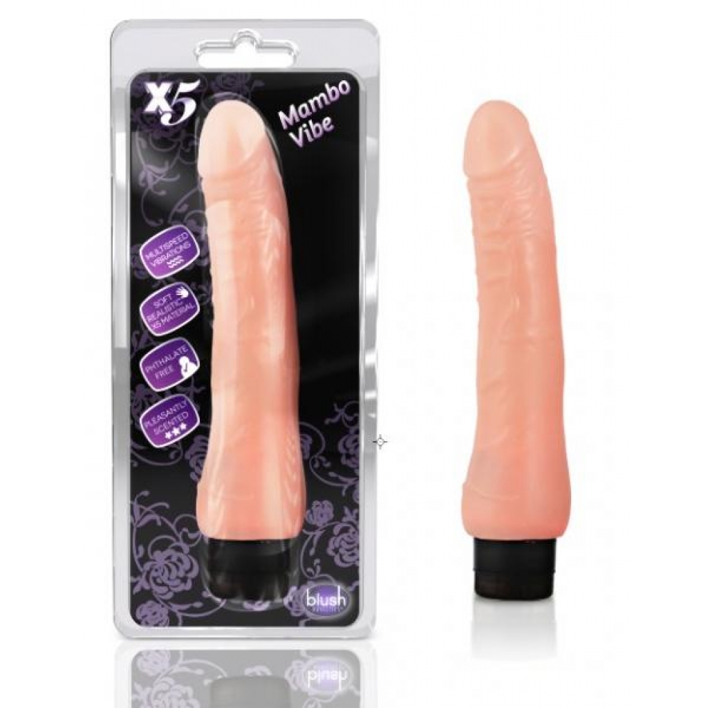 Mamba Vibe Realistic Dildo - Beige