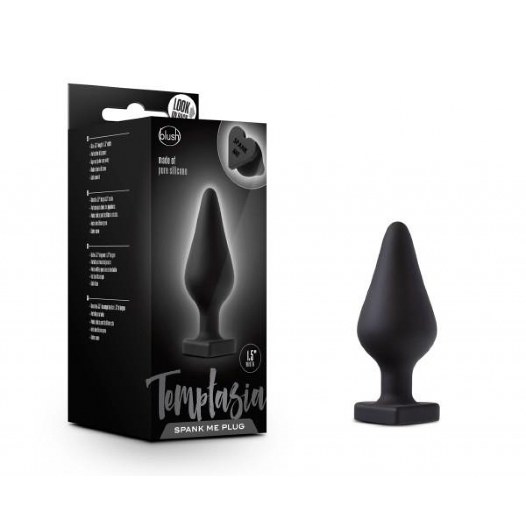 Temptasia Spank Me Butt Plug - Heart-Shaped Base for Enhanced Sensation