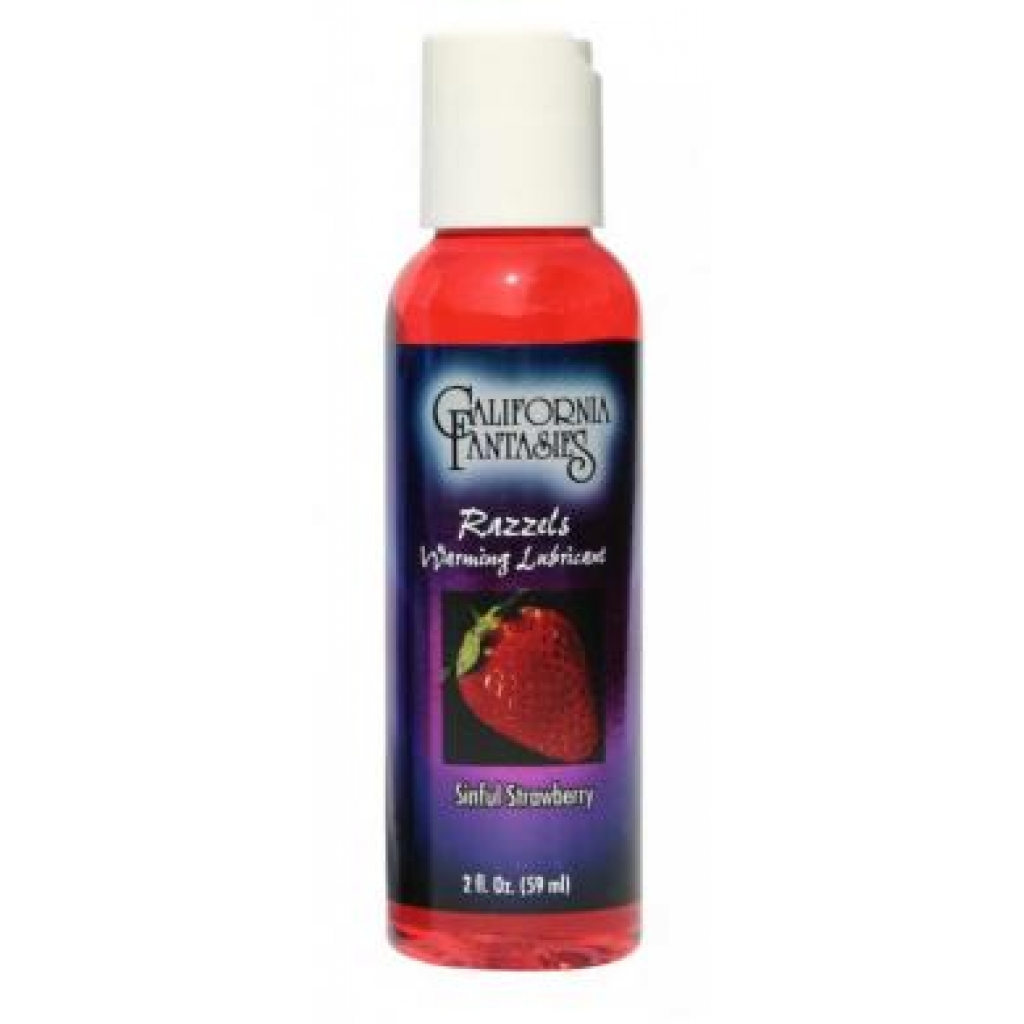 Razzels Sinful Strawberry Warming Lubricant - Delightful Flavors