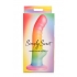 Simply Sweet 6.5-Inch Ribbed Rainbow Dildo