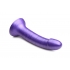 Simply Sweet 7 In Metallic Silicone Dildo Purple - Indulgent Pleasure