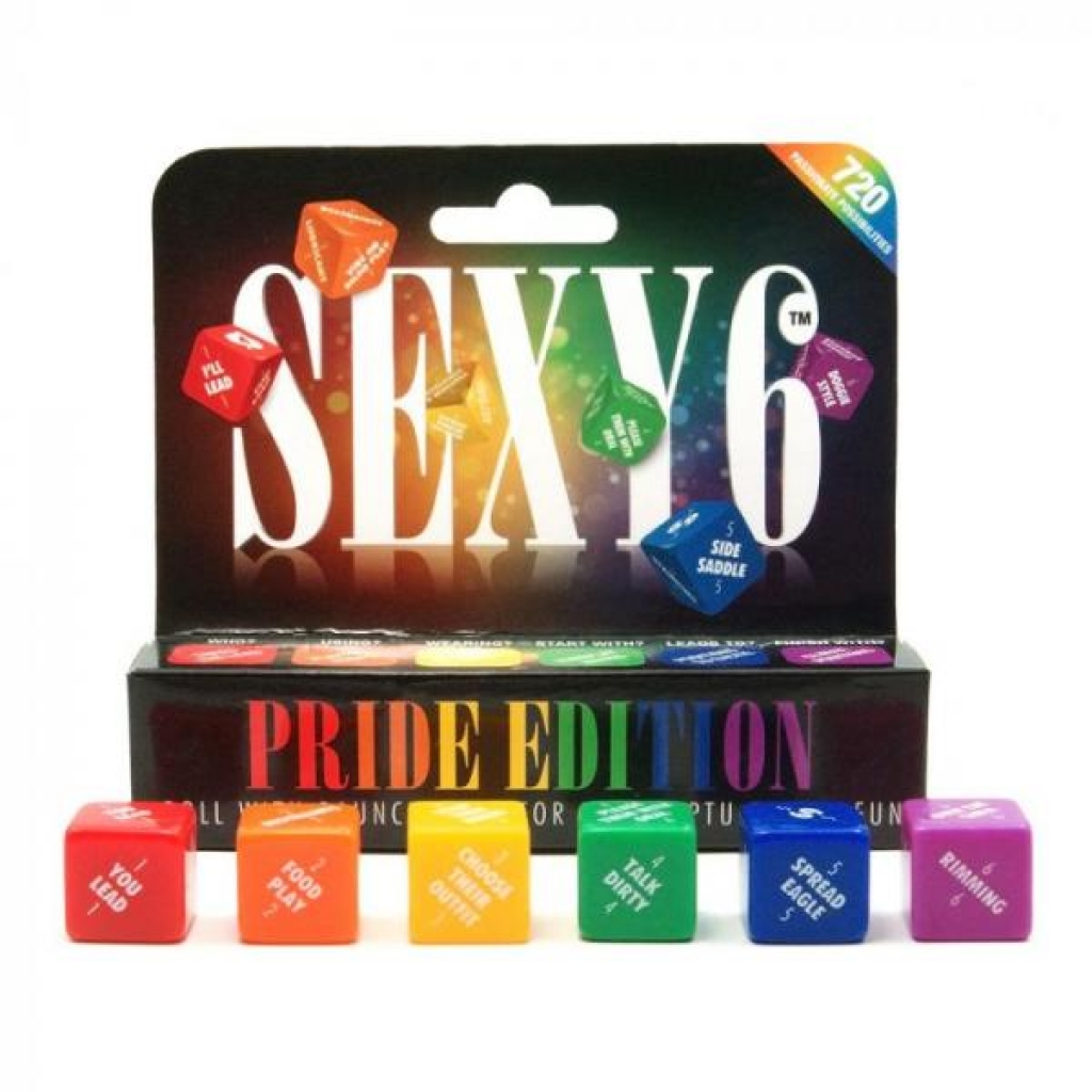 Sexy 6 Dice Pride Edition Couples Game