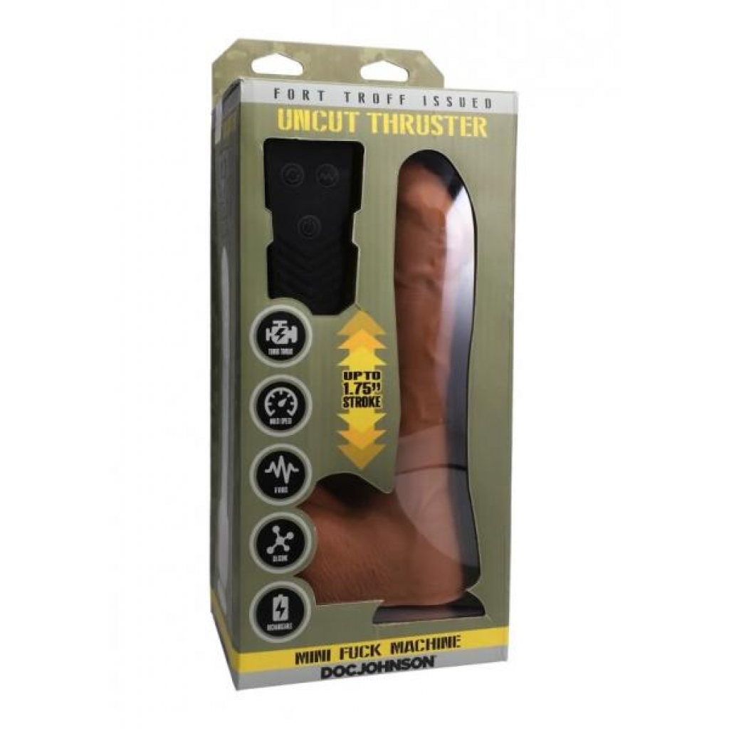 Fort Troff Uncut Thruster - Realistic Dildo with Remote