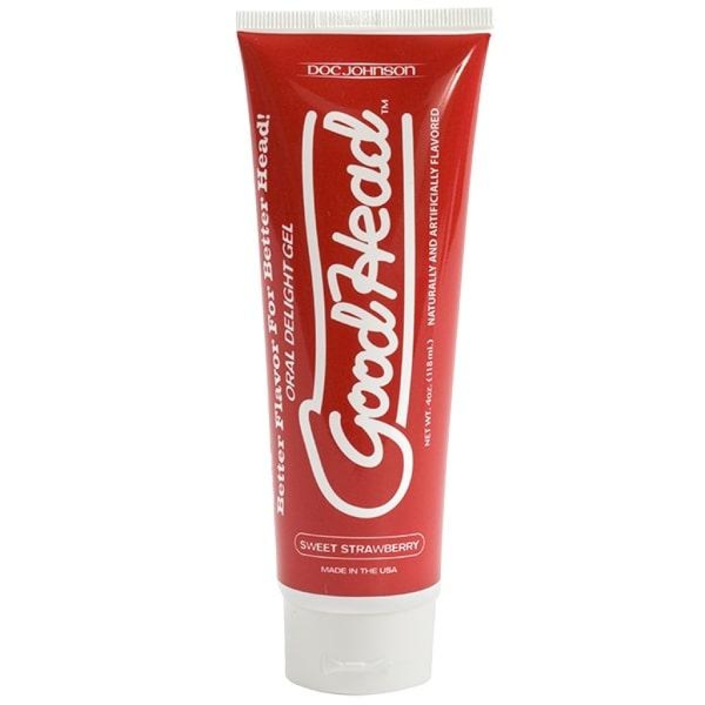 Goodhead Oral Delight Gel - Strawberry - 4 Oz (Bulk)