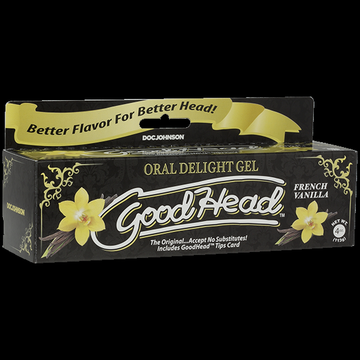 Goodhead Oral Delight Gel French Vanilla 4oz Tube