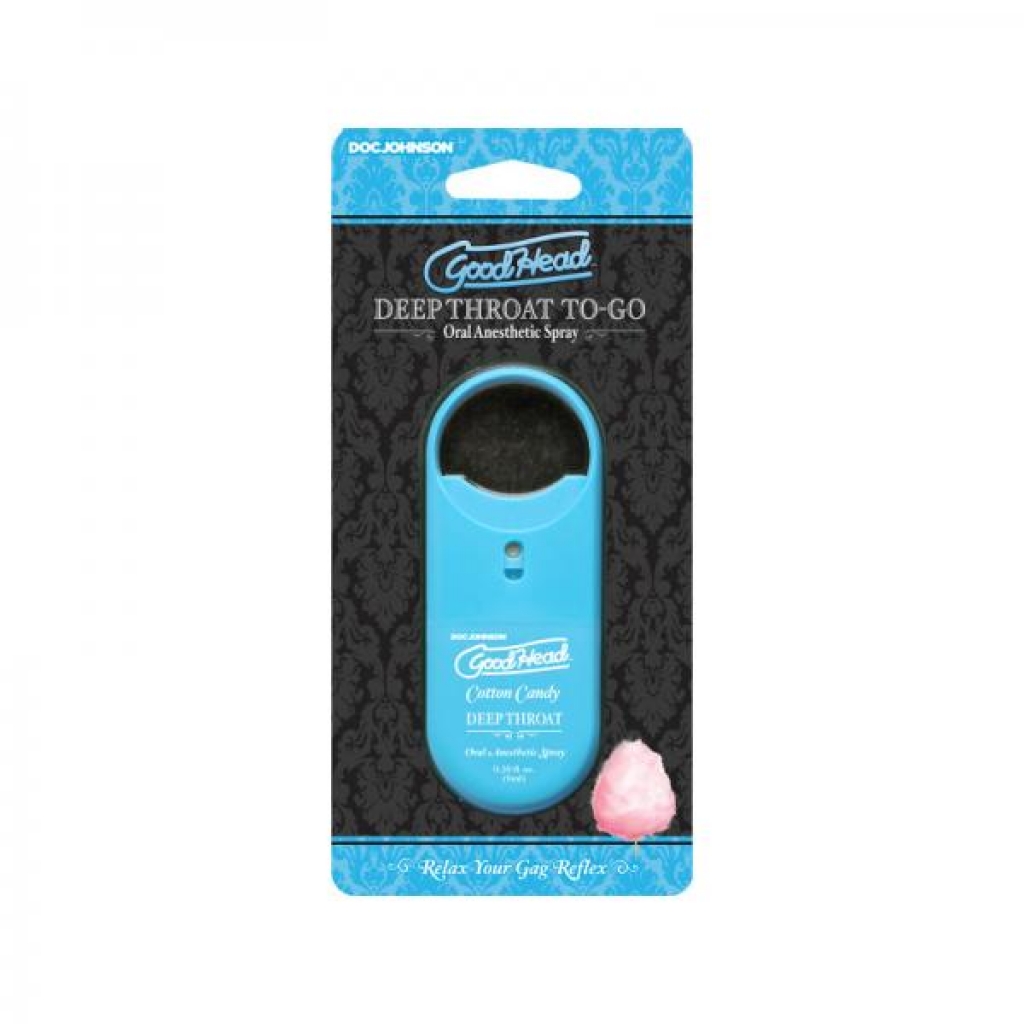 Goodhead Deep Throat Spray To Go 3 Oz Cotton Candy