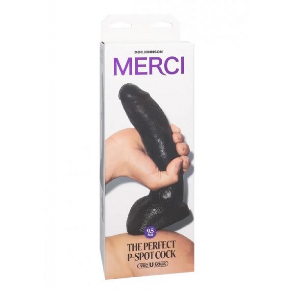 Merci Perfect P-spot Cock - Black