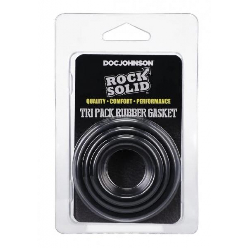 Rock Solid Tri-Pack Rubber Gasket - Essential Enhancer