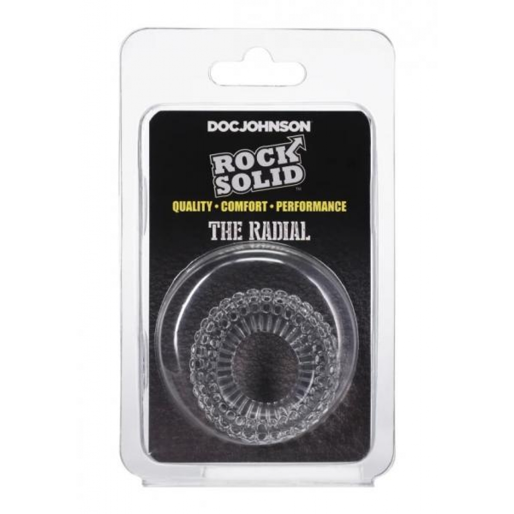 Rock Solid Radial Cock Ring - Clear