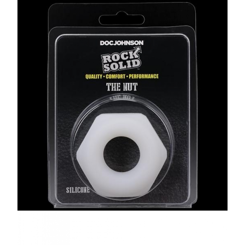 Rock Solid Nutt Cock Ring - Translucent