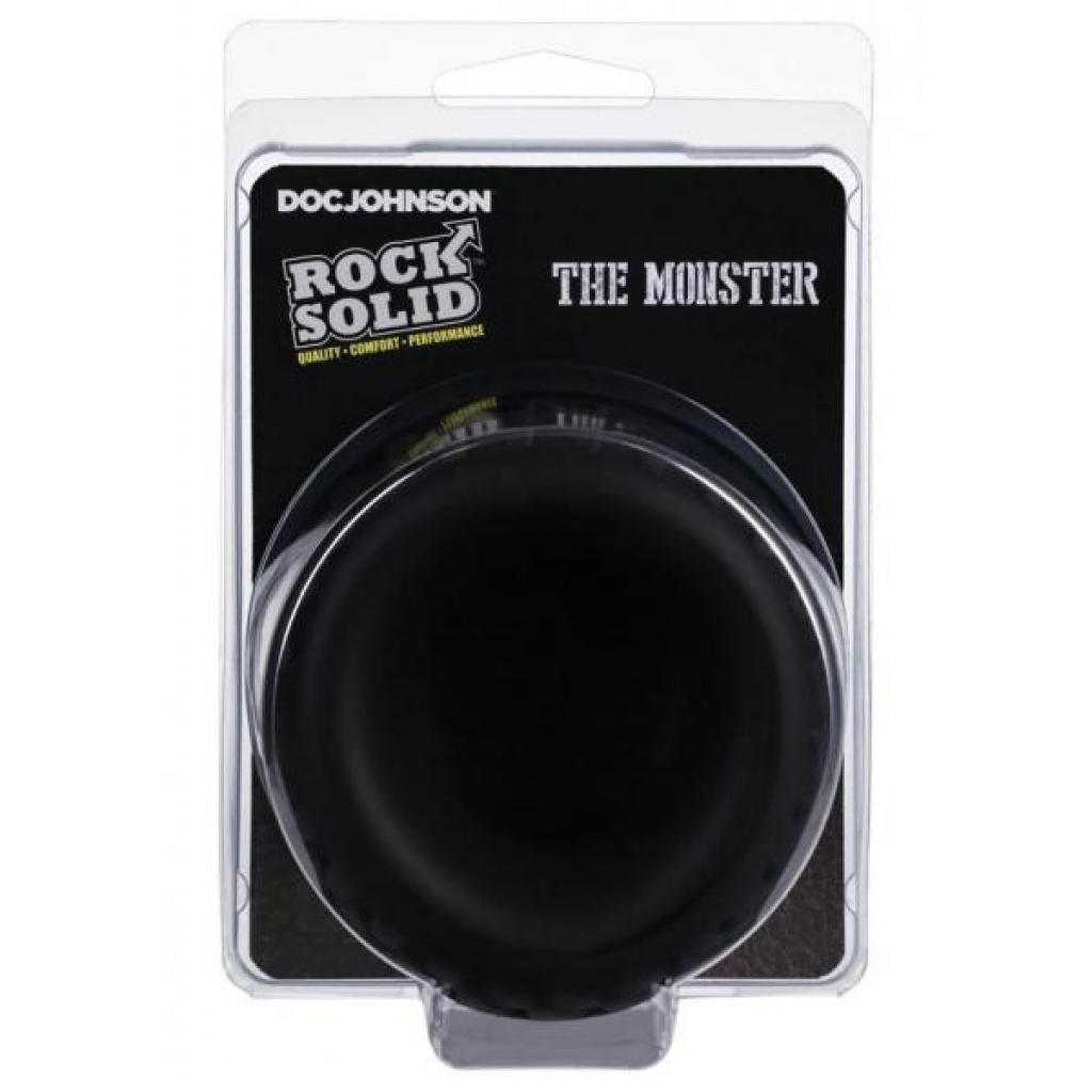 Rock Solid - Monster Cock Ring - Black