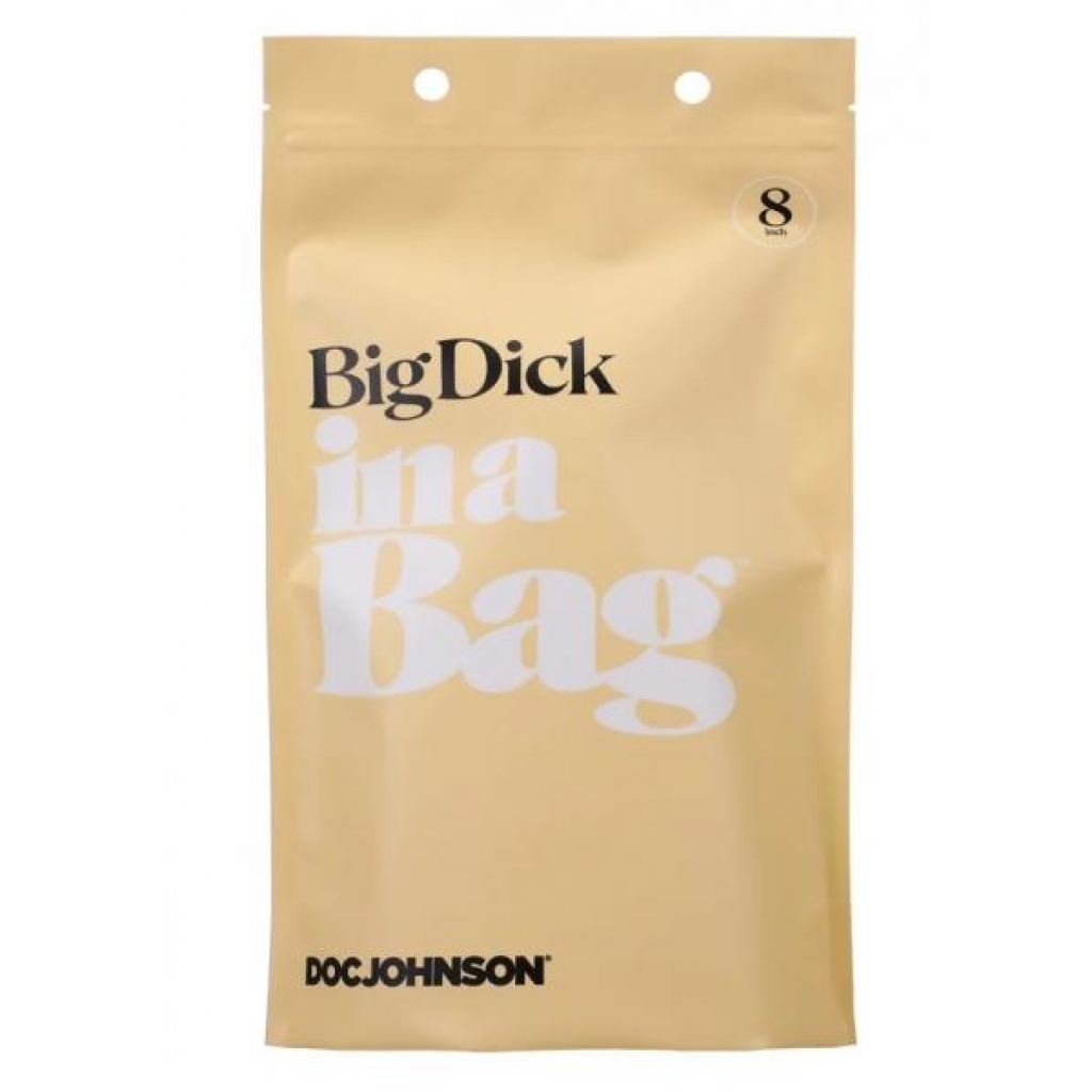 In A Bag Big Dick 8 Inch Clear