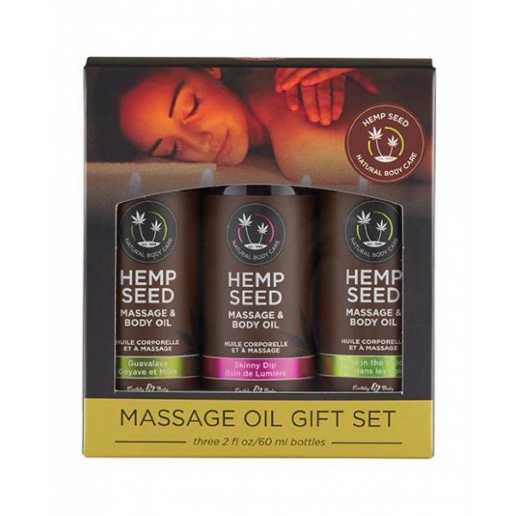 Massage Oil Gift Set – Edible Body Oil Set