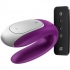 Satisfyer Double Fun Partner Vibrator - Violet