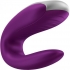 Satisfyer Double Fun Partner Vibrator - Violet