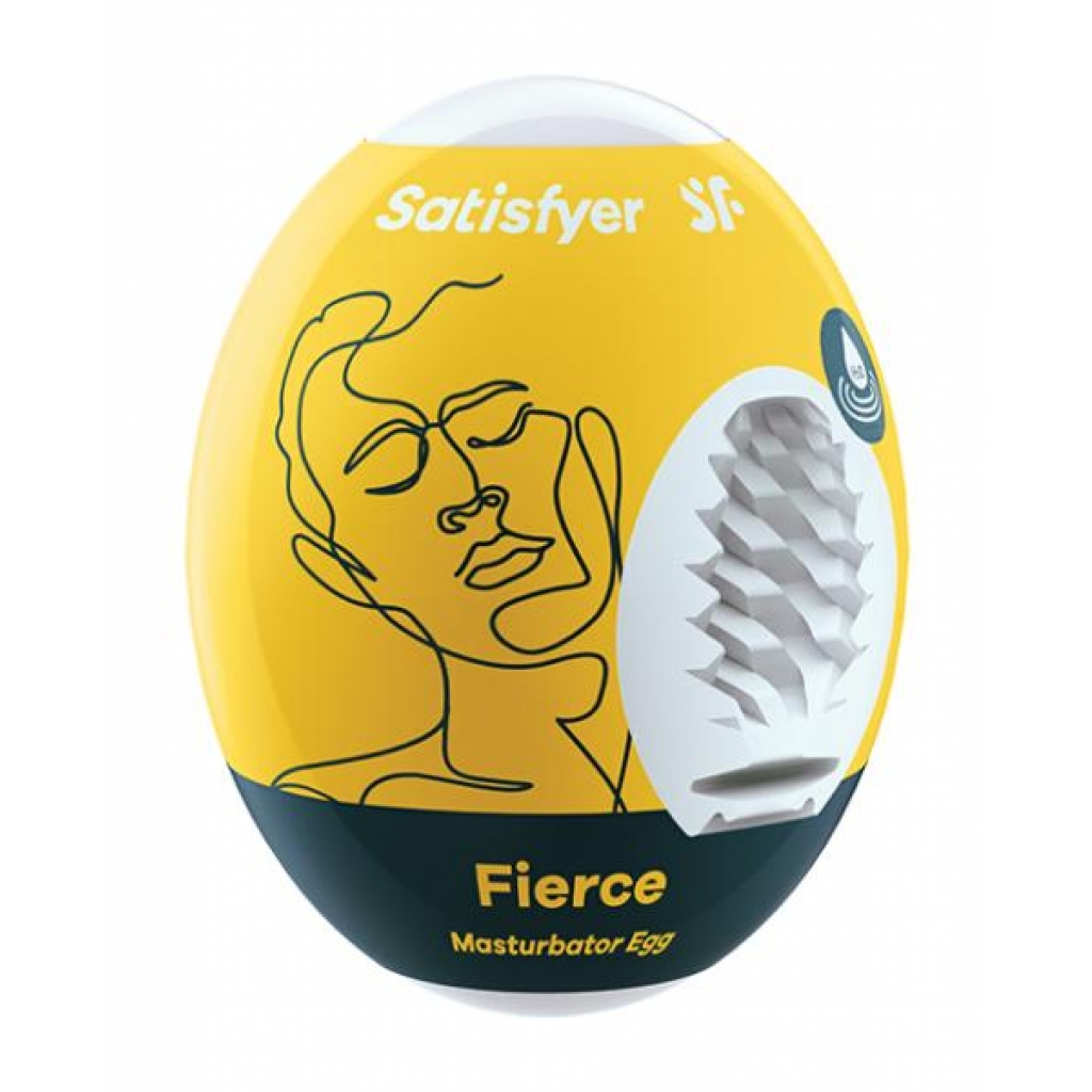 Satisfyer Fierce Yellow Masturbator Egg