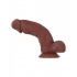 Real Supple Poseable: Girthy 8.5 Inches Dark Dildo