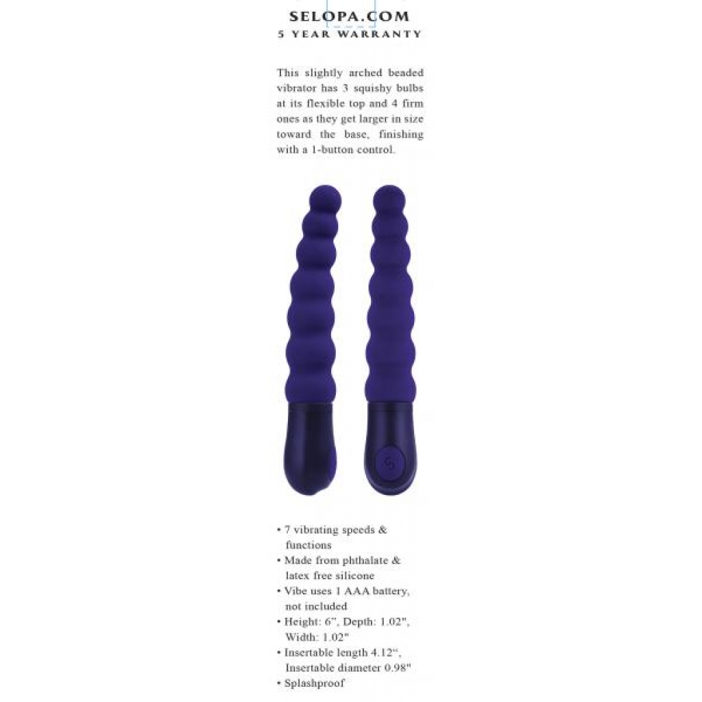 Selopa Beaded Beauty - Vibrant G-Spot Vibrator