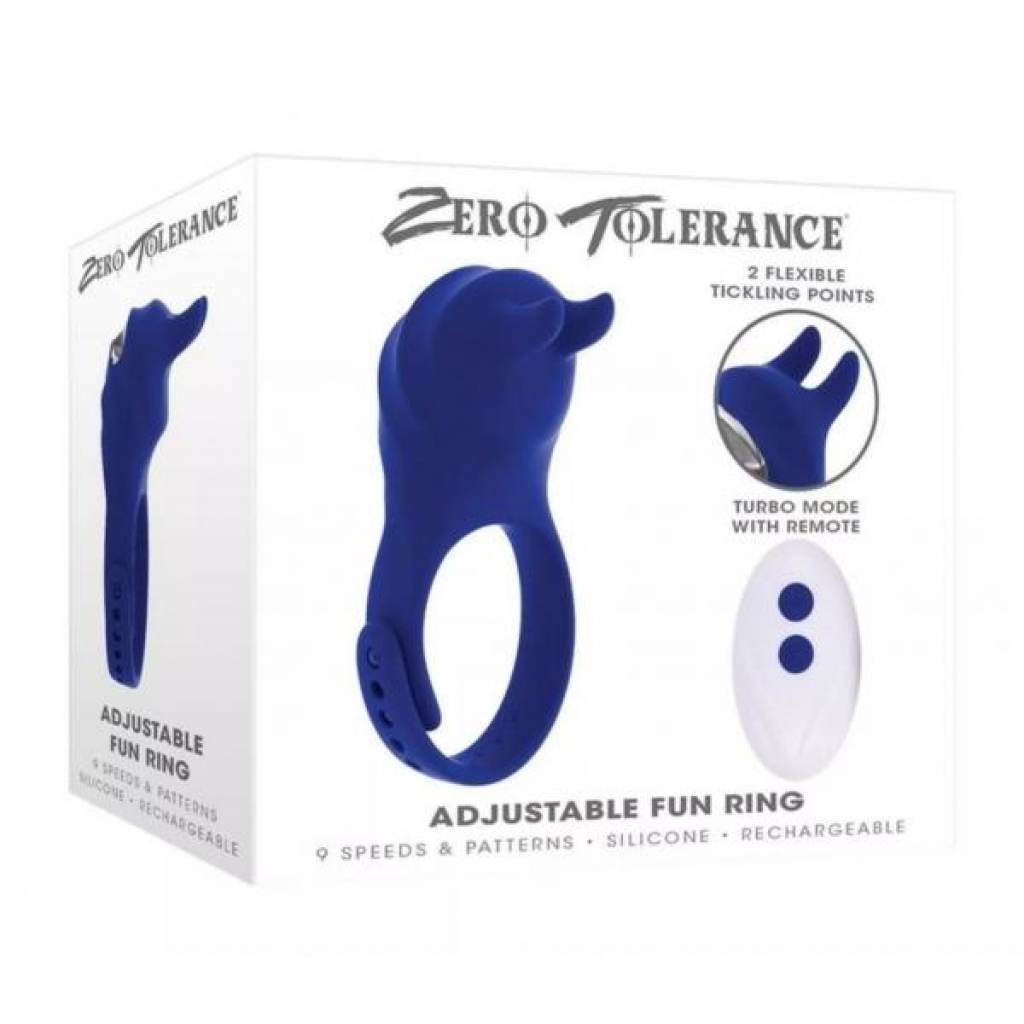 Zero Tolerance Fun Ring - Adjustable for Custom Pleasure