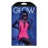 Glow Shock Value Halter Dress - Neon Pink O/S