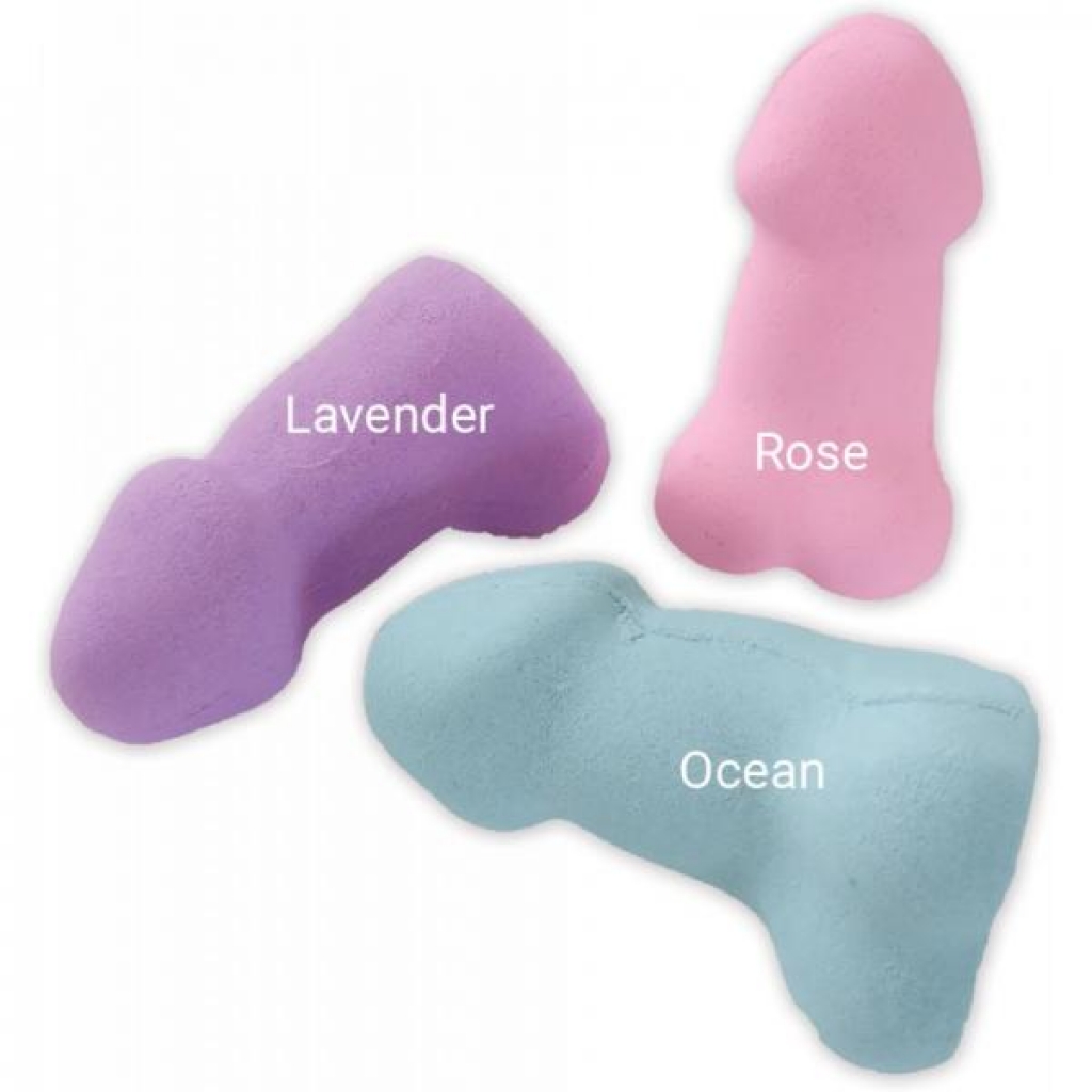 Pecker Bath Bombs - 3 Pack Lavender, Rose & Ocean