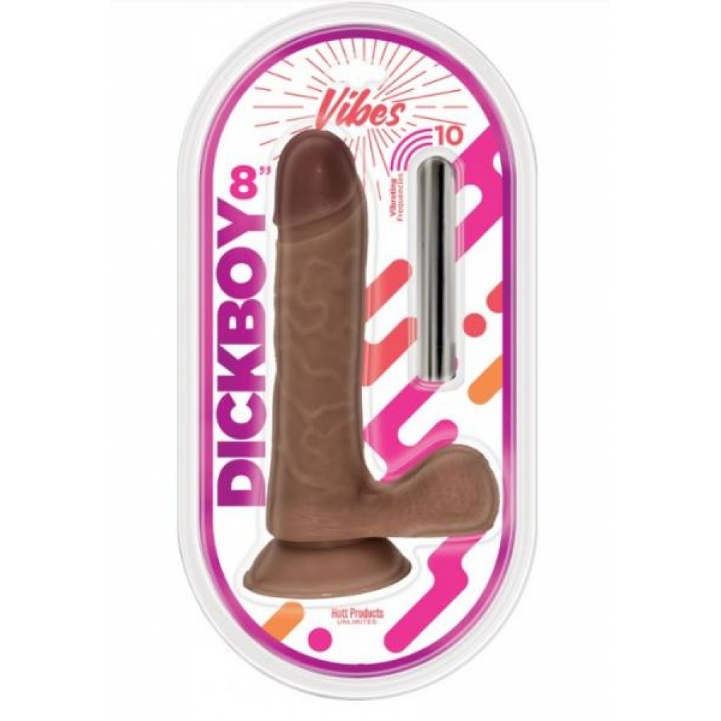 Dickboy Vibes 8-Inch Rechargeable Bullet: Realistic Fun Awaits