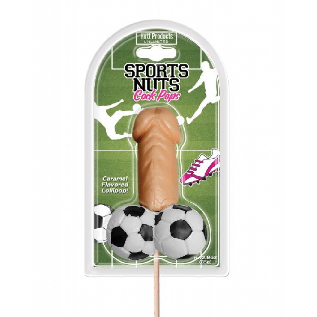 Sports Nuts Cock Pops - Soccer Balls Caramel Lovers