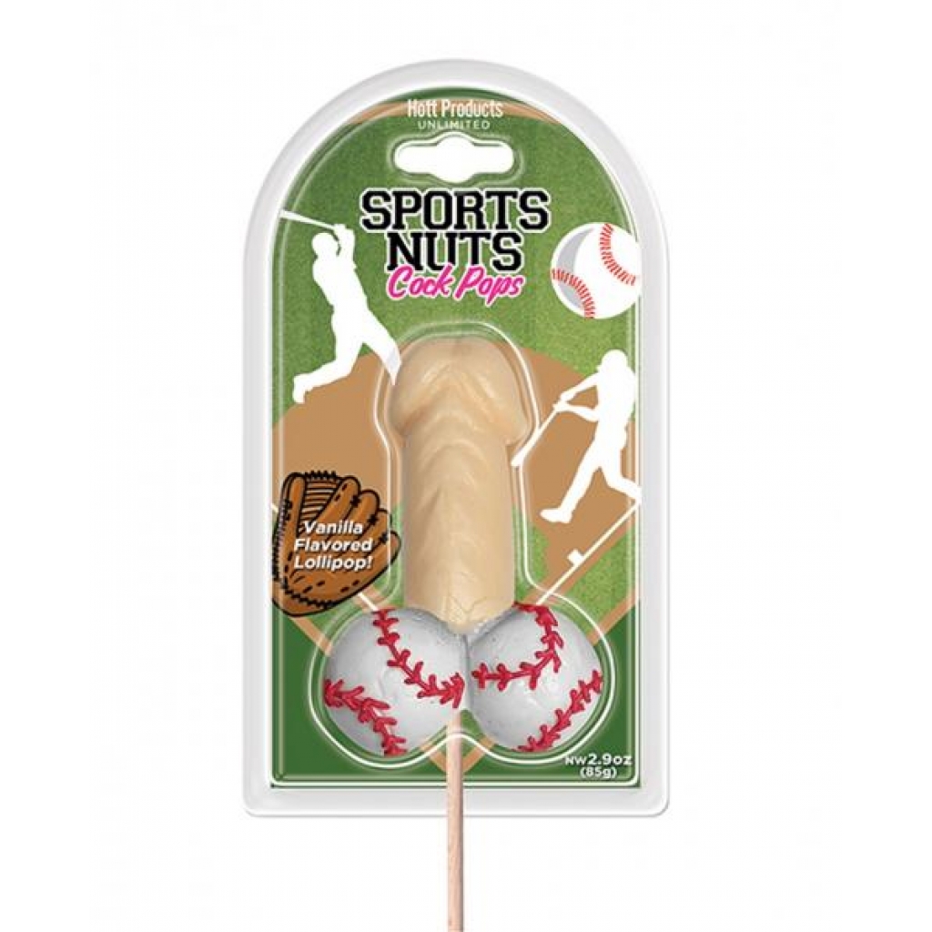 Sports Nuts Cock Pops - Baseball Vanilla Flavors