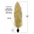 Foxy Tail Silicone Butt Plug with Faux Fox Tail - Gold