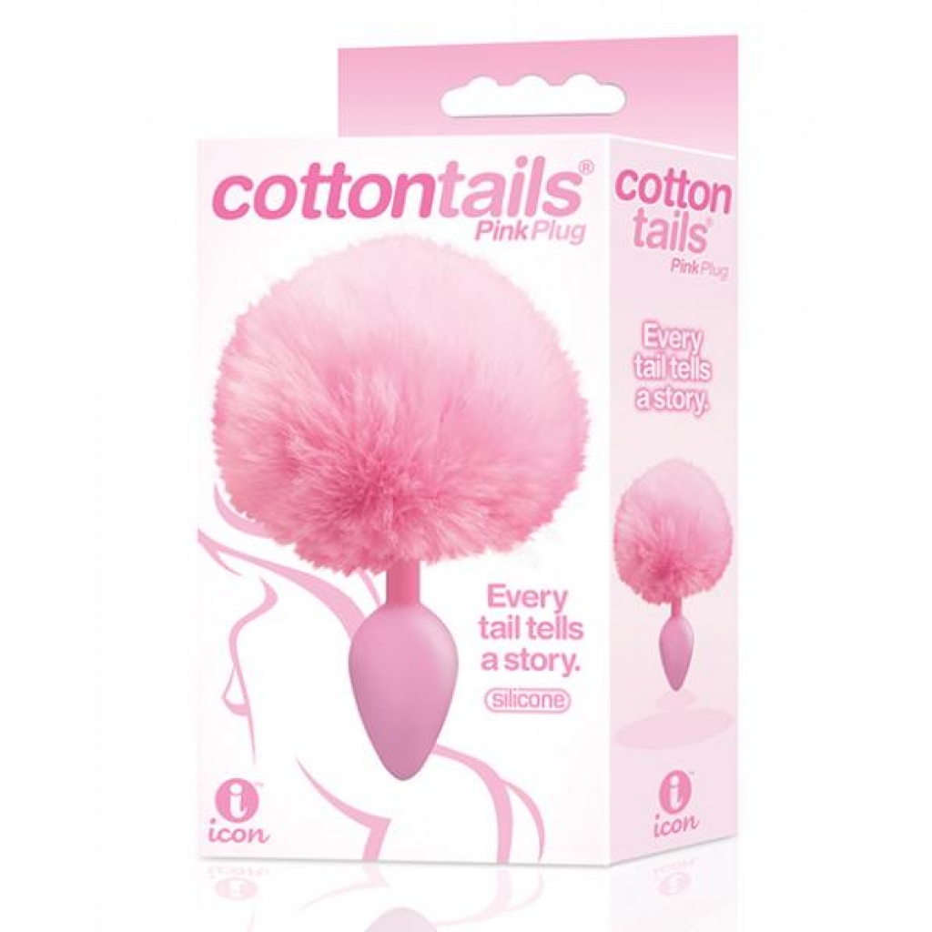 The 9's Cottontails Silicone Bunny Tail Butt Plug - Playful Exploration