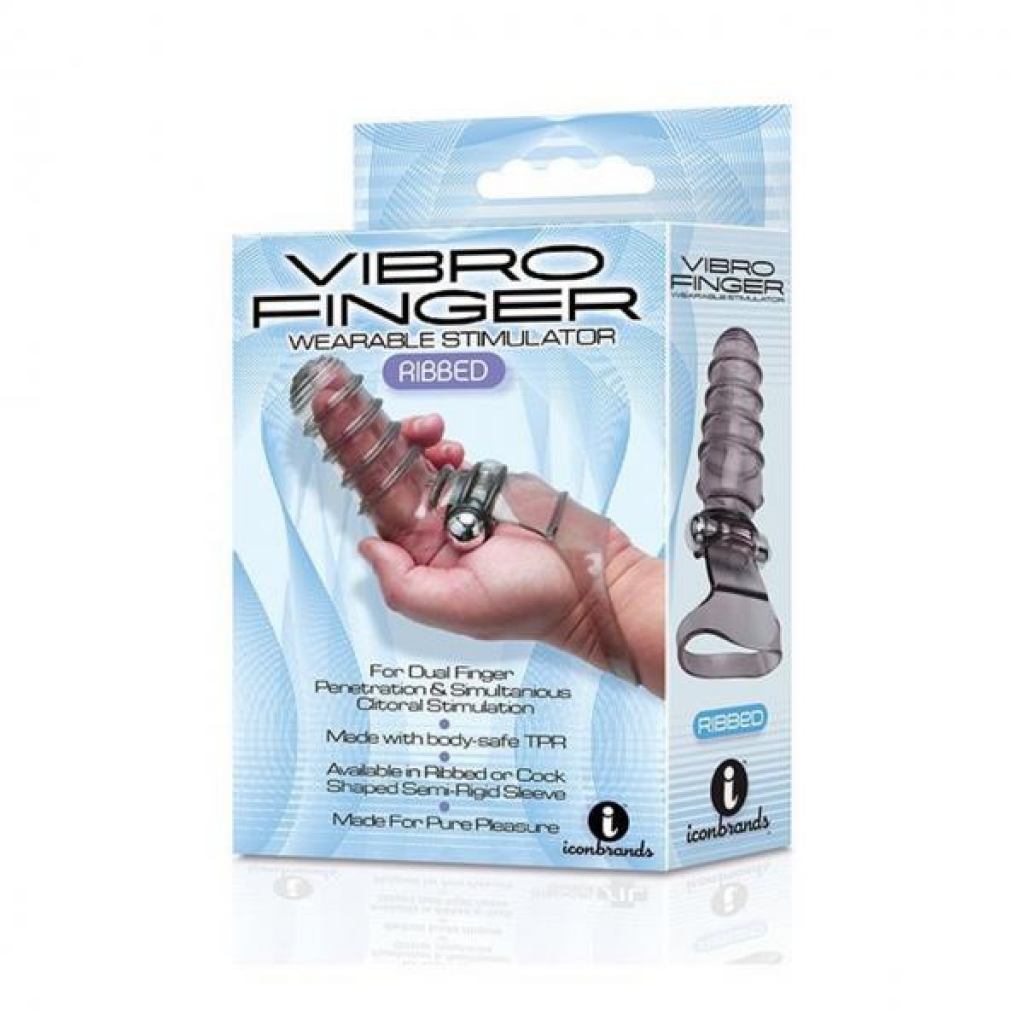 Vibrofinger Ribbed Finger Massager: For Enhanced Pleasure