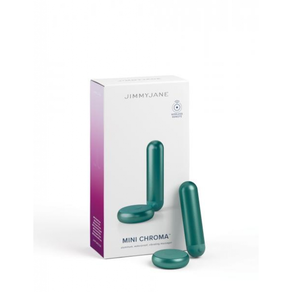 Jimmyjane Mini Chroma Wireless Remote Teal Vibrator